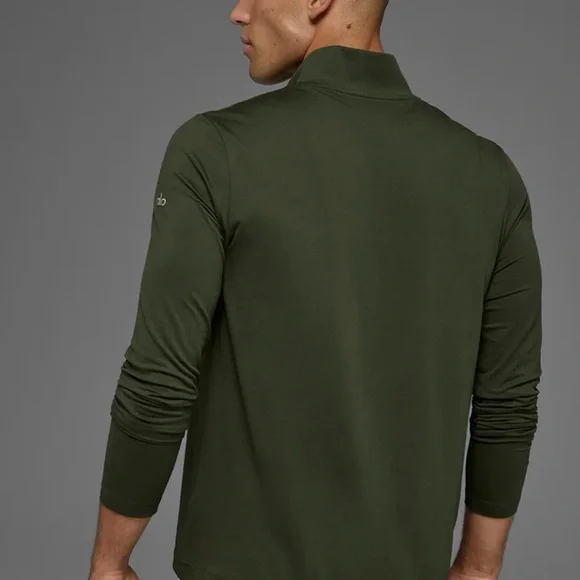 ALO Yoga Olive Long Sleeve Tee - Picture 3 of 10